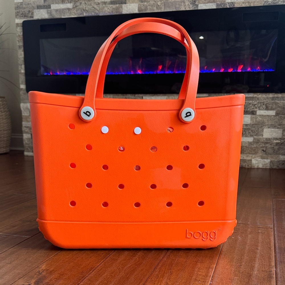 Large Orange 🍊 Bogg Tote Bag